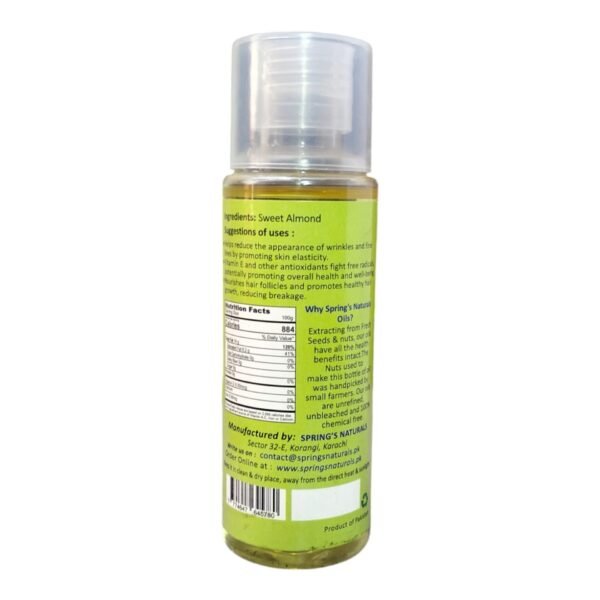 sweet almond cold pressed oil 120 ml