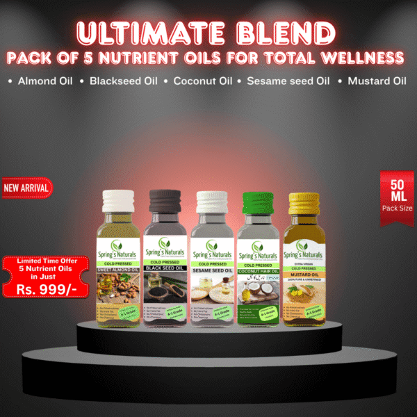 ultimate blend of 5 nutrient oils