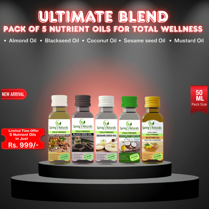 ultimate blend of 5 nutrient oils