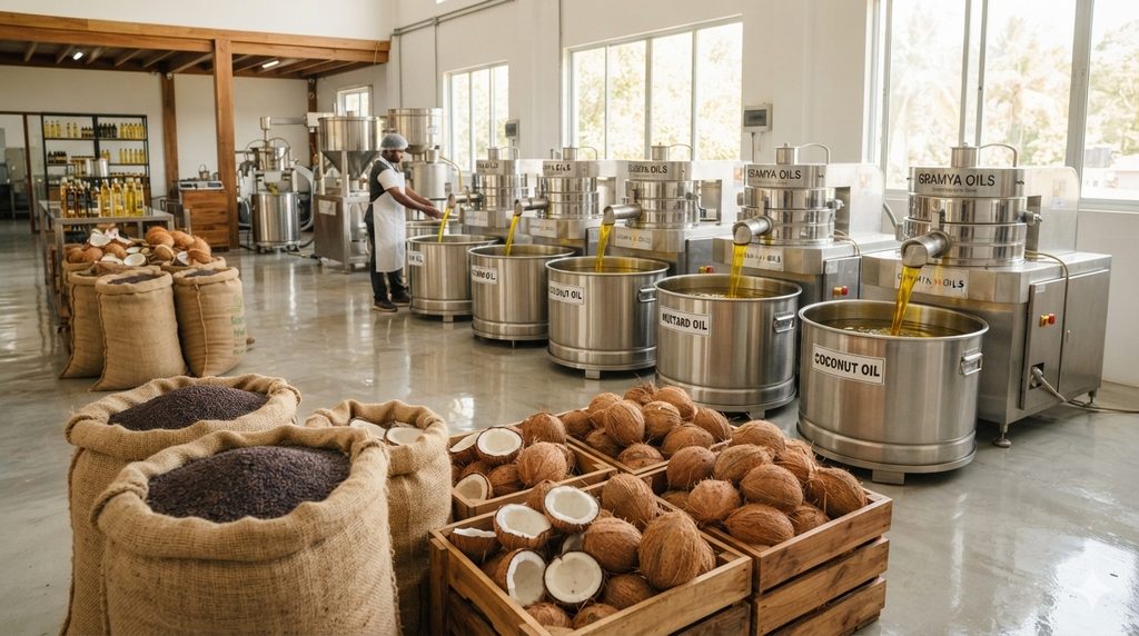 process of coldpressed oil extraction